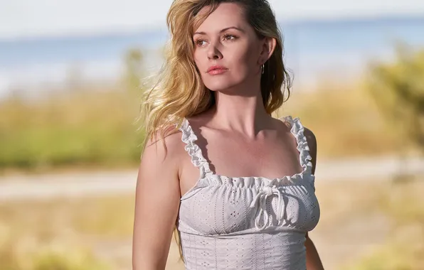 Картинка взгляд, блондинка, Carla Monaco