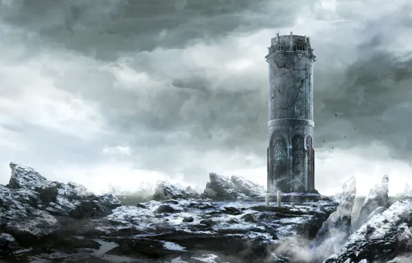 Картинка башня, Ведьмак, The Witcher 3: Wild Hunt