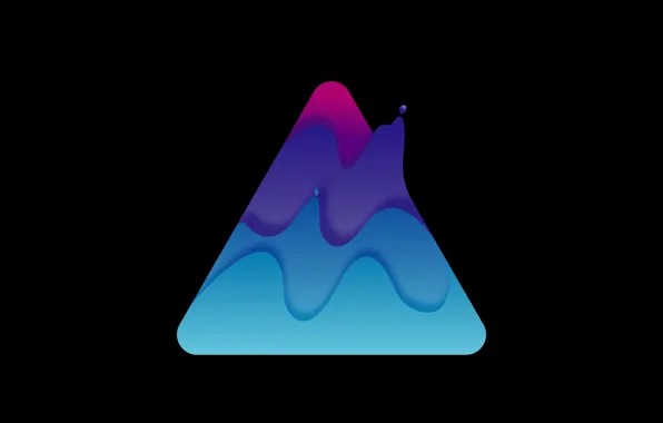 Colorful, abstract, waves