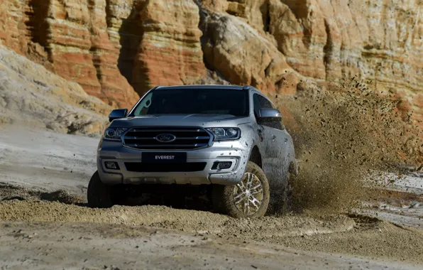 Картинка Ford, грязь, внедорожник, Everest, 4WD, XLT, 2019