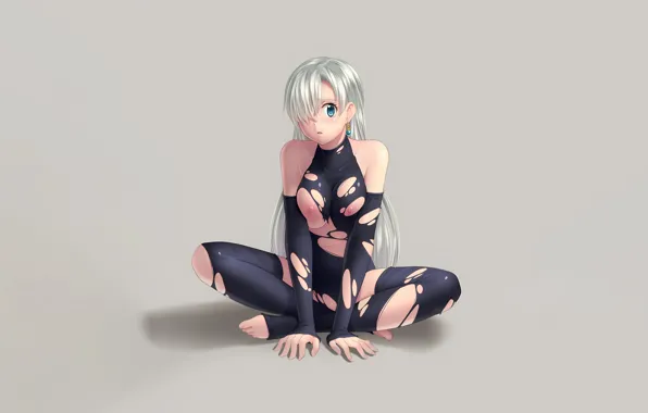 Girl, sexy, thighhighs, erect nipples, long hair, legs, nipples, boobs
