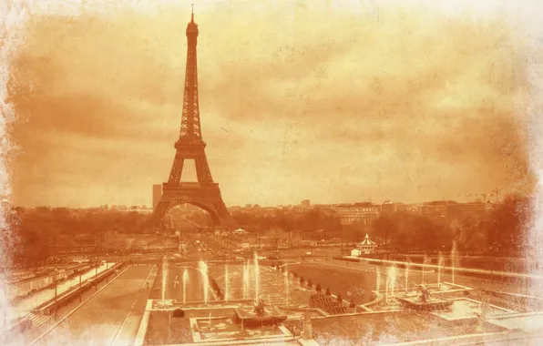 Картинка Франция, Париж, Эйфелева башня