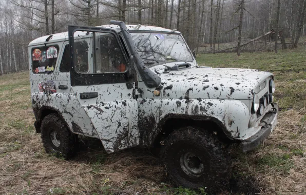 Горы, природа, путешествия, весна, грязь, внедорожник, offroad, uaz