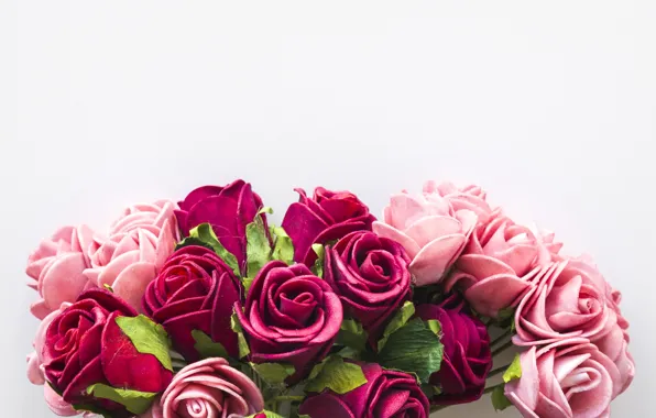 Картинка цветы, розы, розовые, pink, flowers, beautiful, romantic, roses