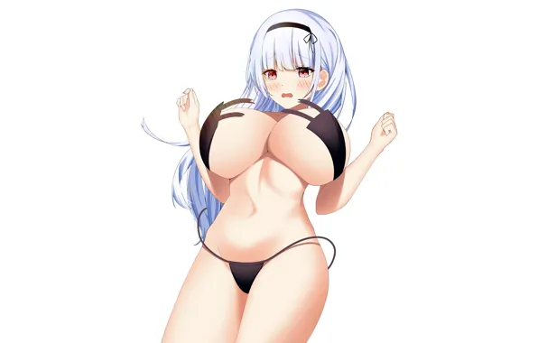 Girl, sexy, lingerie, pantsu, bra, cleavage, panties, long hair