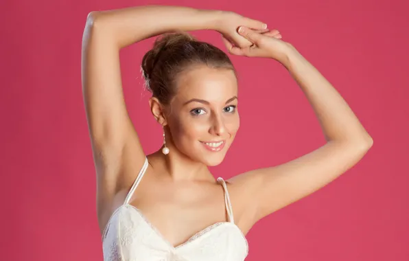 Лицо, улыбка, модель, серьги, Nikia a