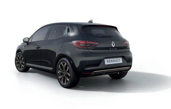 Белый фон, Renault, Clio, 2021, Lutecia, Renault Clio Lutecia