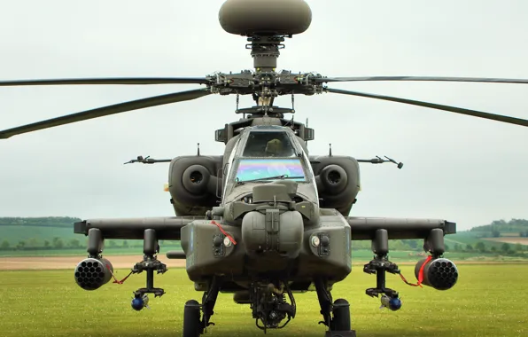 Вертолёт, Apache, AH-64D, ударный, основной, «Апач»
