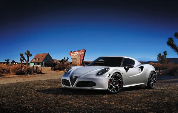 Картинка серый, Alfa Romeo, автомобиль, альфа ромео, Launch Edition