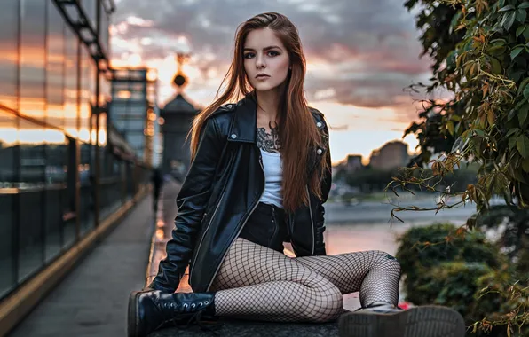 Girl, legs, woman, beautiful, model, cute, skirt, long-haired