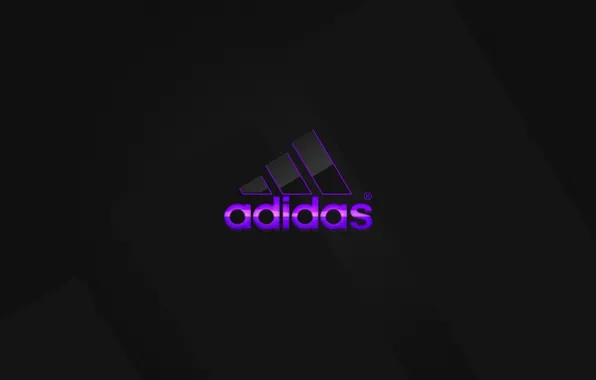 Картинка фиолетовый, лого, logo, адидас, adidas