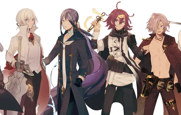 Арт, парни, персонажи, Sinoalice