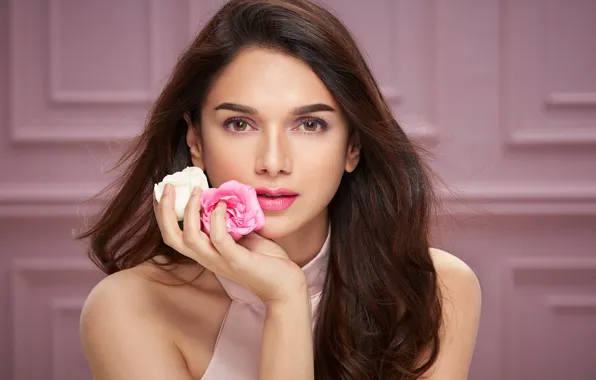 Girl, eyes, smile, beautiful, model, lips, face, hair