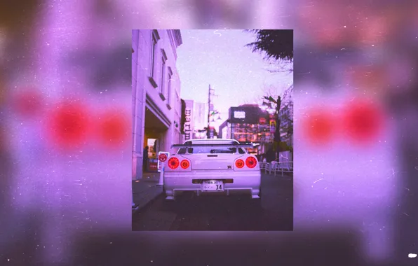 Авто, Nissan, Фиолетовая, Skyline Nissan Skyline