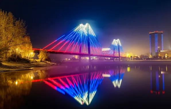 Мост, Красноярск, Енисей, Виноградовский мост