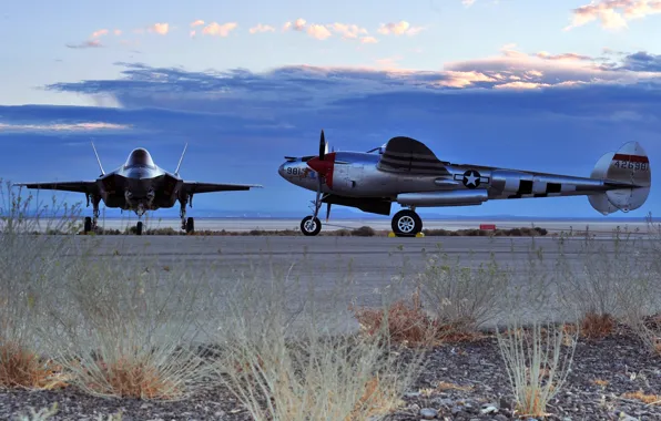 Истребитель-бомбардировщик, Lightning II, P-38, Lockheed Martin, F-35A