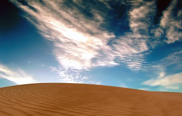 Картинка песок, небо, Пустыня