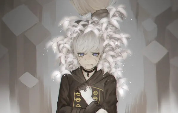 Парень, слёзы, Nier Automata