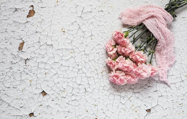 Картинка цветы, розовые, wood, pink, гвоздика, flowers