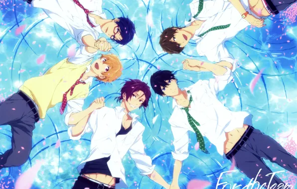 Nanase Haruka (Free!), Matsuoka Rin, Hazuki Nagisa, Ryugazaki Rei, Tachibana Makoto, Kyoto Animation, Free!