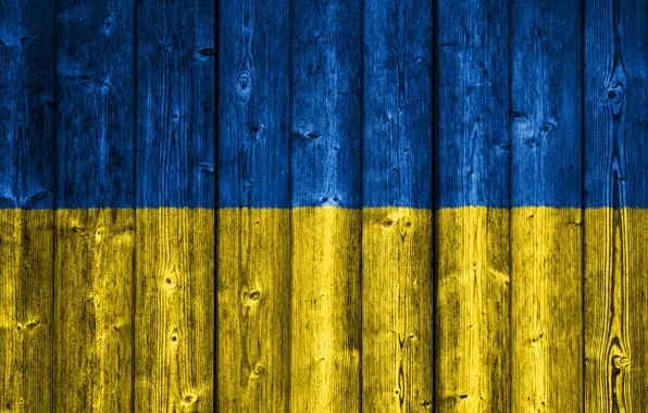 Wood, Ukraine, Flag, Ukrainian, Wooden, Flag Of Ukraine, Ukrainian Flag