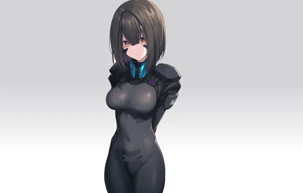 Kawaii, girl, sexy, black, boobs, anime, babe, cute