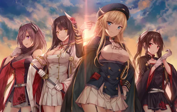 Девушки, Стиль, Группа, Azur Lane