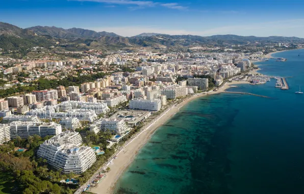 Море, курорт, Испания, Андалусия, Марбелья