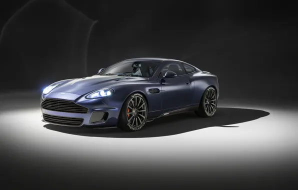 Aston Martin, Light, Blue, Front, Vanquish, 2019, Callum, Black Rims