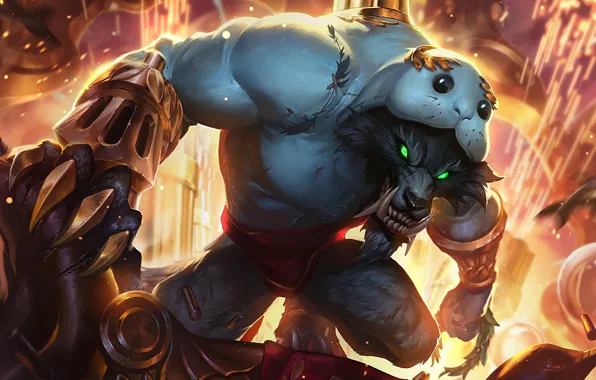 Игра, Зубы, Костюм, Клыки, Когти, Game, League of legends, LoL