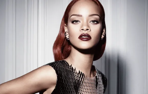 Картинка портрет, певица, Rihanna