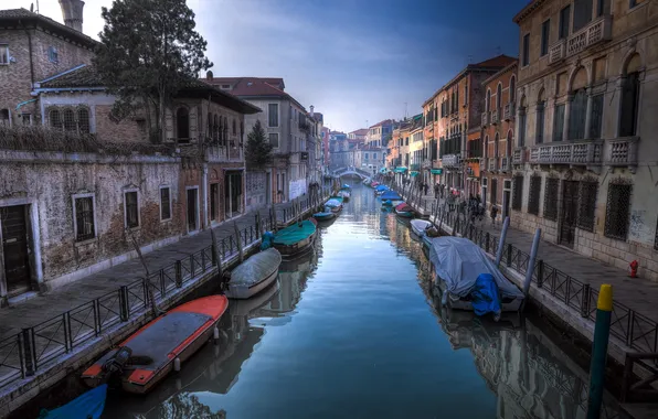 Картинка город, Венеция, канал
