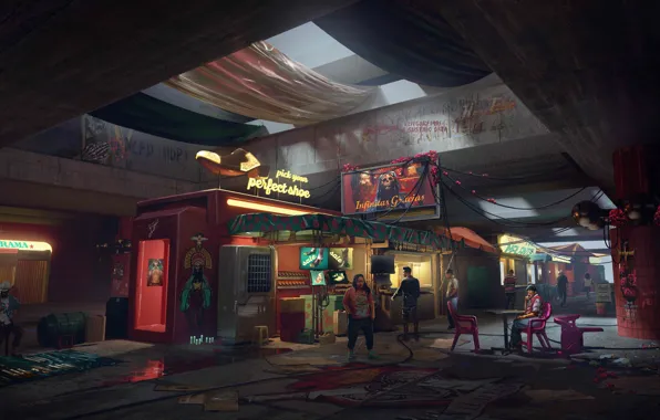 Картинка будущее, киберпанк, rpg, видеоигра, video game, night city, CD Projekt RED, Cyberpunk 2077