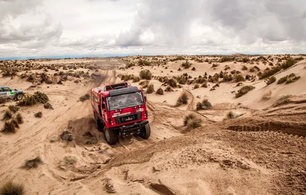 Песок, Спорт, Скорость, Грузовик, Гонка, Rally, Dakar, Дакар