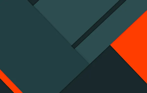 Картинка Orange, Android, Design, 5.0, Lines, Lollipop, Material, Triangles