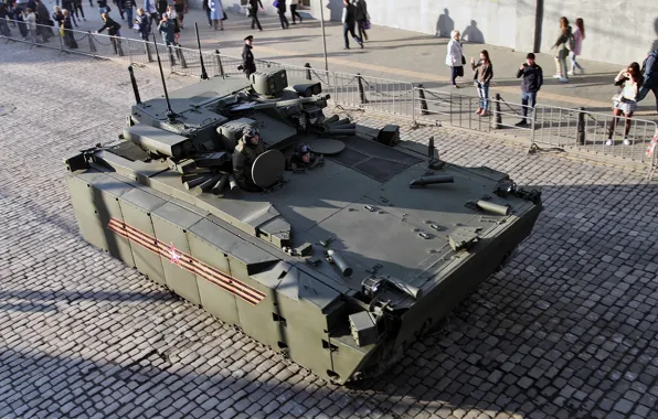 Москва, БМП, Парад Победы, 9 Мая, Курганец-25, Репетиция