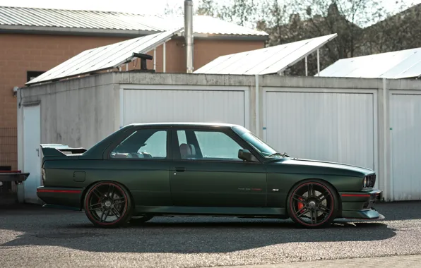 BMW, Green, Side, E30, Manhart, Manhart MH3