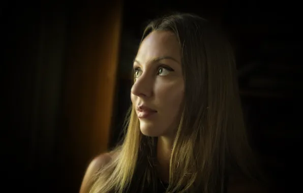 Dark, sexy, eyes, beautiful, model, lips, look, blonde