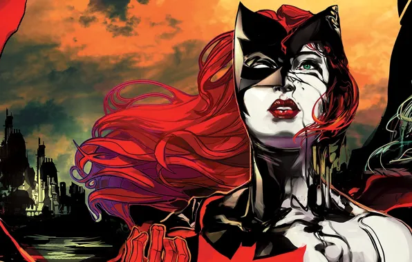 DC Comics, Batwoman, Комиксы, Бэтвумен, Katherine Kane