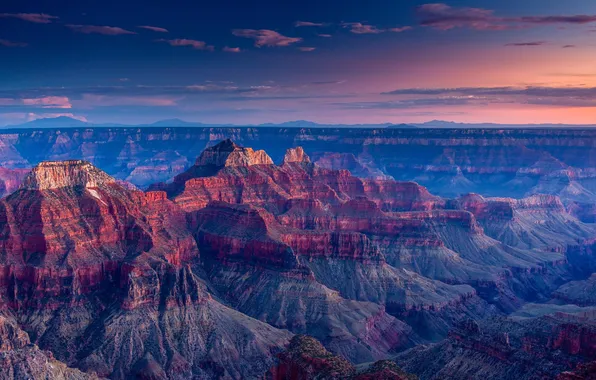 Картинка природа, скалы, каньон, панорама, США