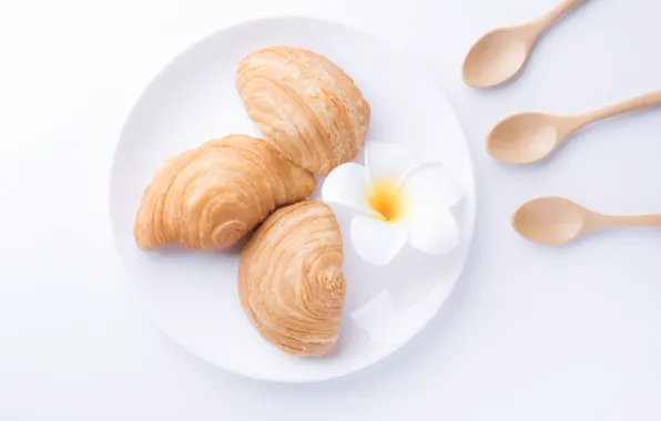 Ложка, выпечка, плюмерия, Булочки
