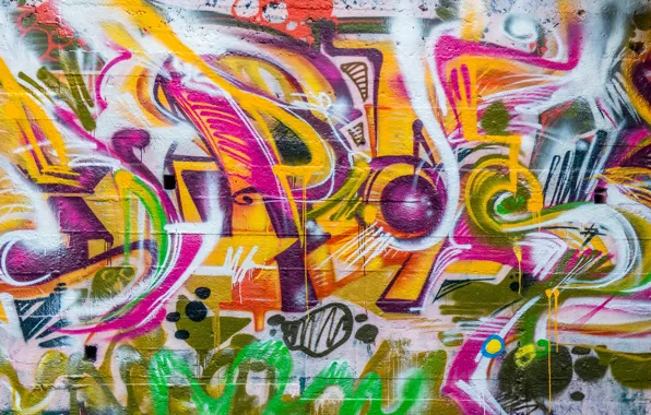 Стена, текстура, графити