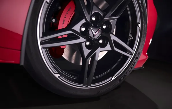 Corvette, Chevrolet, Диск, Колесо, Stingray, Значок, Тормозной диск, 2020