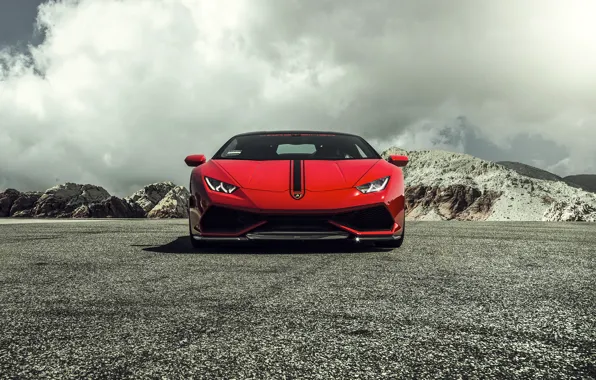 Картинка Lamborghini, Red, красная, ламборджини, 2015, LP 610-4, Huracan, хуракан