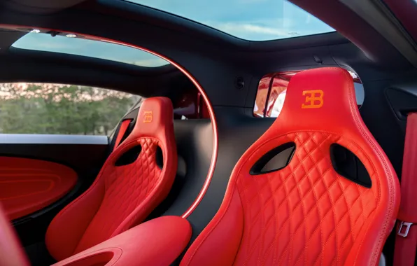 Картинка Bugatti, Chiron, car interior, Bugatti Chiron Super Sport L’aura