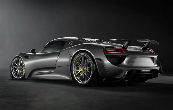 Авто, Машина, Серый, Автомобиль, Render, Spyder, 918, Рендеринг