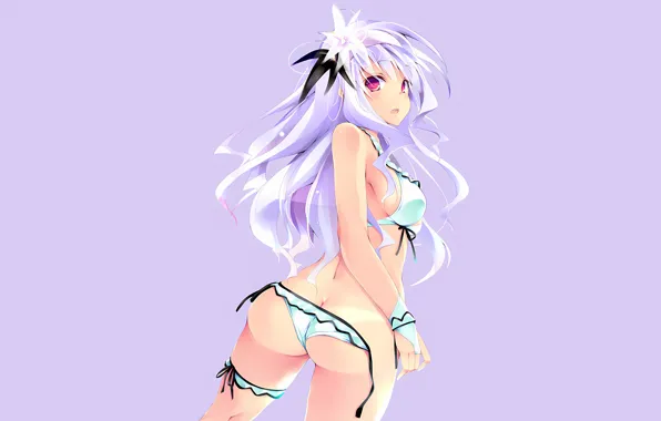 Girl, sexy, ass, cleavage, long hair, boobs, anime, beautiful