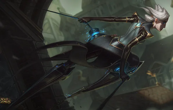 Девушка, art, League of Legends, moba, camille, Steel Shadow