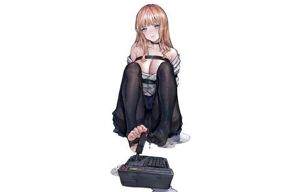 Kawaii, girl, hot, sexy, wet, boobs, anime, controller