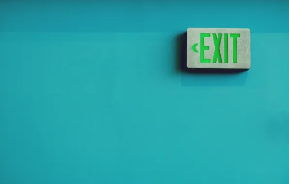 Фото, надпись, выход, exit